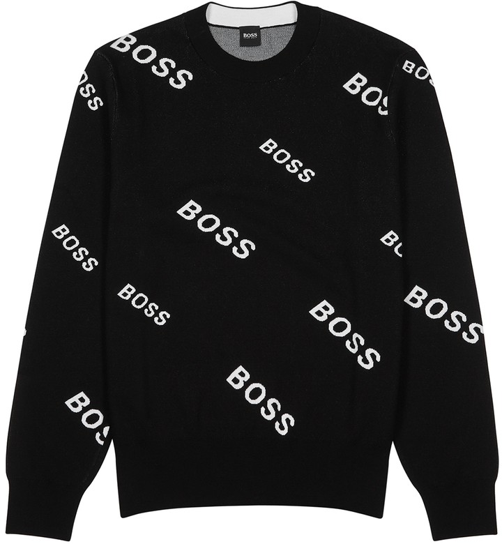 hugo boss black jumper sale