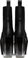Thumbnail for your product : Rick Owens Black Minimal Grill Boots