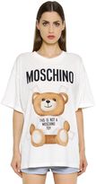 Moschino T-Shirt En Jersey Imprimé 