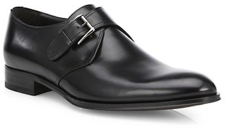 To Boot Emmett Leather Monk Strap Shoes