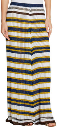 Missoni Striped Crochet-Knit Wide-Leg Pants