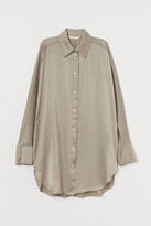 Thumbnail for your product : H&M Mulberry silk shirt tunic