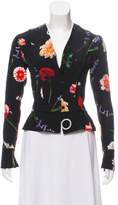 Thumbnail for your product : Narciso Rodriguez Floral Silk Top w/ Tags