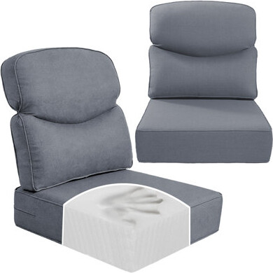 Red Barrel Studio 24X24X6 Inch Smile Outdoor Seat Cushions With Removable Cover