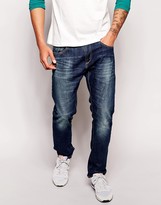 Thumbnail for your product : Solid Straight Fit Jeans With Stone Wash