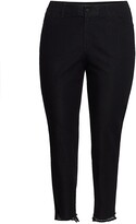 Thumbnail for your product : Lafayette 148 New York, Plus Size Mercer Step-Hem Jeans