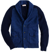 Thumbnail for your product : J.Crew Wallace & Barnes indigo shawl-collar cardigan