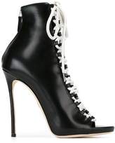 Thumbnail for your product : DSQUARED2 open toe ankle boots