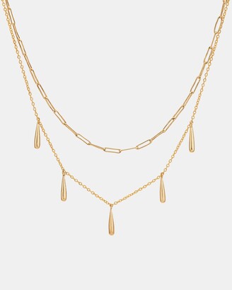 Soko Women's Gold Necklaces - Dash Layered Necklace