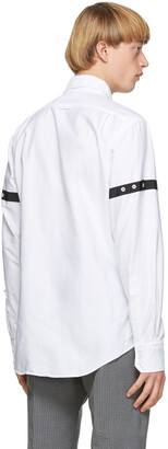 Thom Browne White Oxford Armbands Classic Shirt
