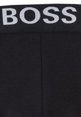 Boss Logo-waistband briefs in a stretch cotton-modal blend