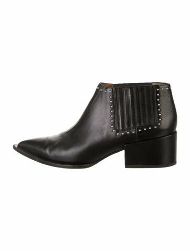 Givenchy Leather Studded Accents Chelsea Boots Black ShopStyle