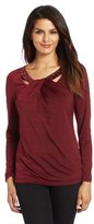 Thumbnail for your product : Sag Harbor Womens Malone Knit Top