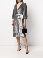 Thumbnail for your product : Alice + Olivia sequin-embellished V-neck dress