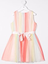 Thumbnail for your product : Charabia Striped Sleeveless Dress