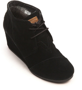 Thumbnail for your product : Toms Desert Wedge Womens - Black Suede