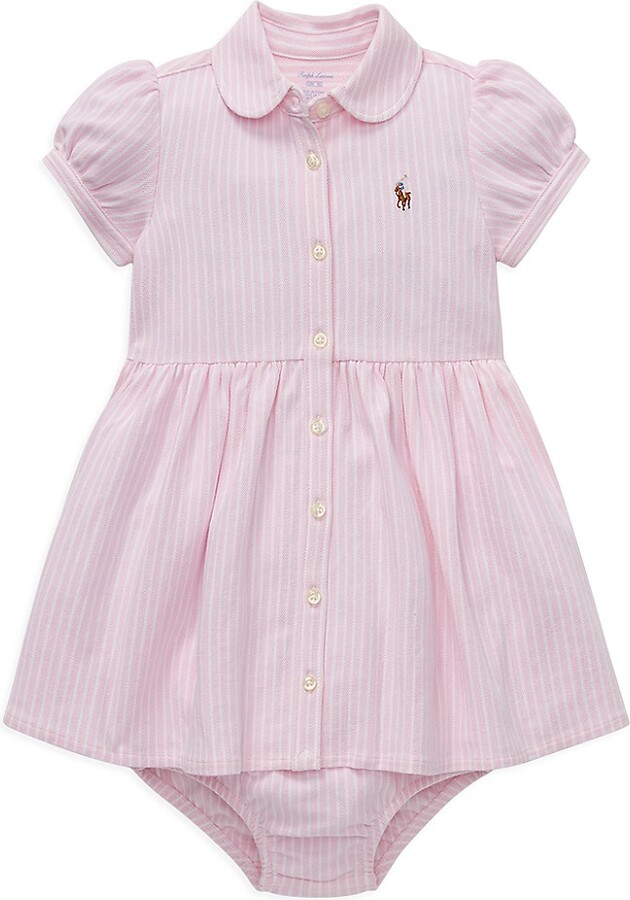 Polo Ralph Lauren Baby Girl's 2-Piece Oxford Shirtdress & Bloomers Set -  ShopStyle