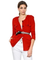 Thumbnail for your product : Etoile Isabel Marant Wool Blend Flannel Jacket