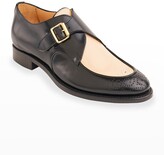 Thumbnail for your product : The Office of Angela Scott Mr. Georgie Bicolor Monk Loafers
