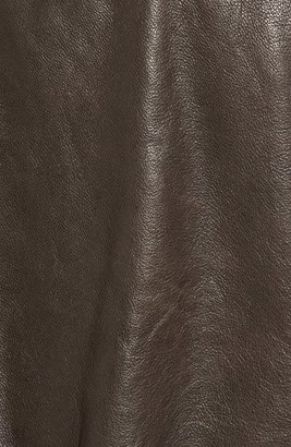 John Varvatos Men's Leather Zip & Snap Front Jacket