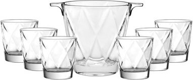 Darby Home Co Maximillian 7 Piece Assorted Glassware Set