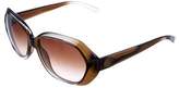 Thumbnail for your product : Tory Burch Gradient Logo Sunglasses