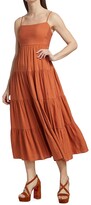 Thumbnail for your product : L'Agence Veda Tiered Midi-Dress