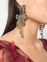 Thumbnail for your product : Marchesa Nightingale bow drop earrings