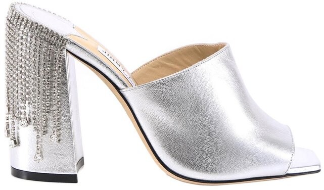 Silver Block Heel | Shop the world's largest collection of fashion 