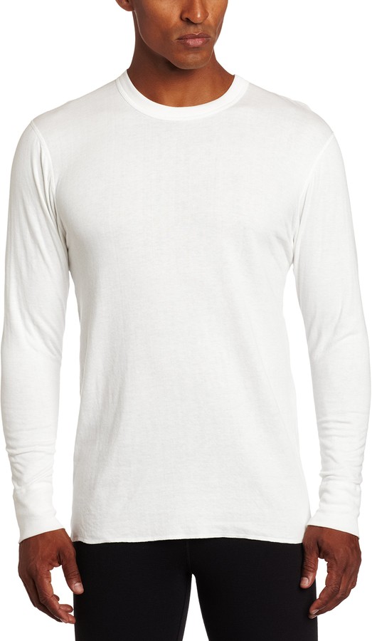 mens white long sleeve thermal top