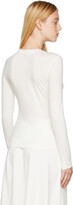 Thumbnail for your product : MAX MARA LEISURE White Livigno Long-Sleeve T-Shirt