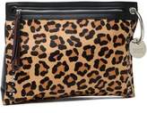 Marc By Marc Jacobs Embellished Leopard-Print Calf Hair And Leather Pouch