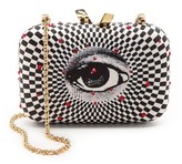 Thumbnail for your product : Kotur Morley Printed Satin Minaudiere