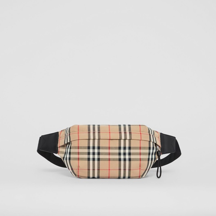 burberry medium vintage check bum bag