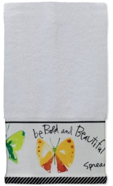 Creative Bath Flutterby 11" x 18" Fingertip Towel Bedding