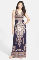 Thumbnail for your product : Nordstrom FELICITY & COCO Paisley Print Jersey Maxi Dress (Petite Exclusive)