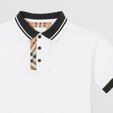 Thumbnail for your product : Burberry Vintage Check Trim Cotton Polo Shirt