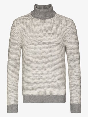 Kiton Ribbed Knit Cashmere Sweater