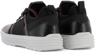 Hogan Black Fabric Sneakers