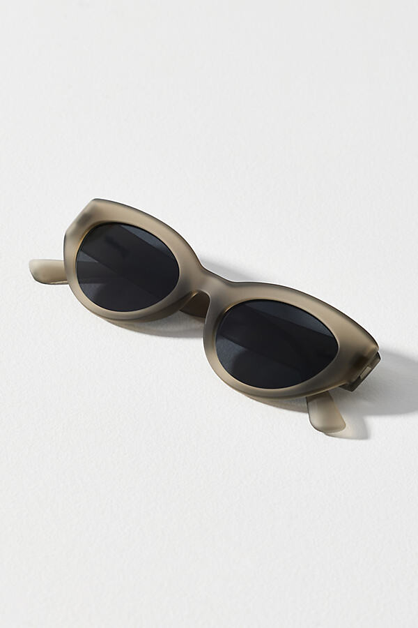 Polarized Cat-Eye Matte Sunglasses