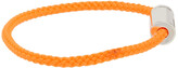 Thumbnail for your product : Le Gramme Orange & Silver 'Le 5 Grammes' Nato Bracelet