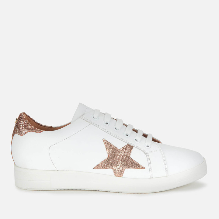 dune white trainers ladies