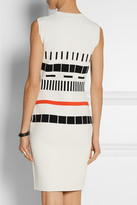 Thumbnail for your product : Narciso Rodriguez Reversible printed tech-jersey dress