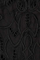Thumbnail for your product : Jonathan Simkhai Scalloped Broderie Anglaise Cotton Jumpsuit - Black