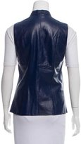 Thumbnail for your product : Akris Fitted Leather Vest