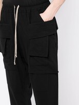 Thumbnail for your product : Rick Owens Cargo Cropped Drawstring Trousers