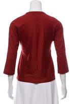Thumbnail for your product : Narciso Rodriguez Wool V-Neck Top w/ Tags