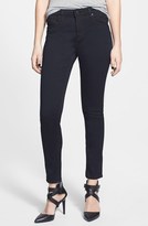 Thumbnail for your product : Vigoss High Waist Skinny Jeans (Dark)