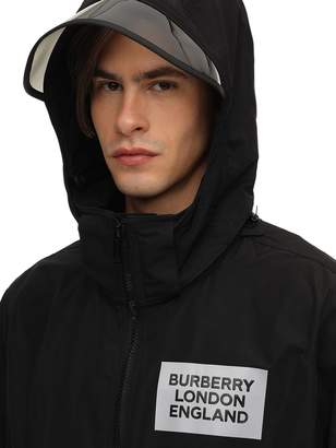 Burberry Hooded Tech Nylon Jacket