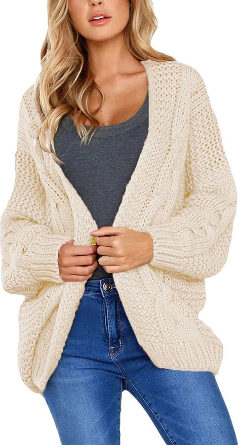 cream sweater jacket